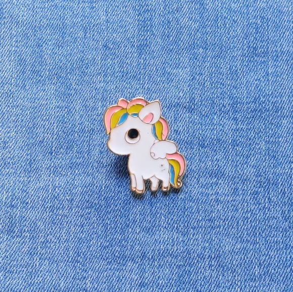 Cassãj Accessories - 2/$20 Rainbow Pony Enamel Pin
